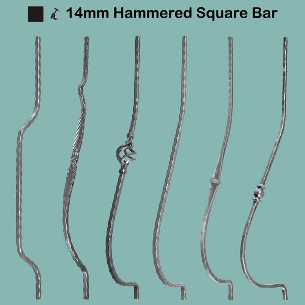 Picture for category 14mm Hammered Square Bar