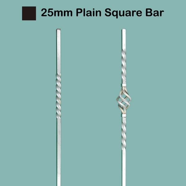 Picture for category 25mm Plain Square Bar