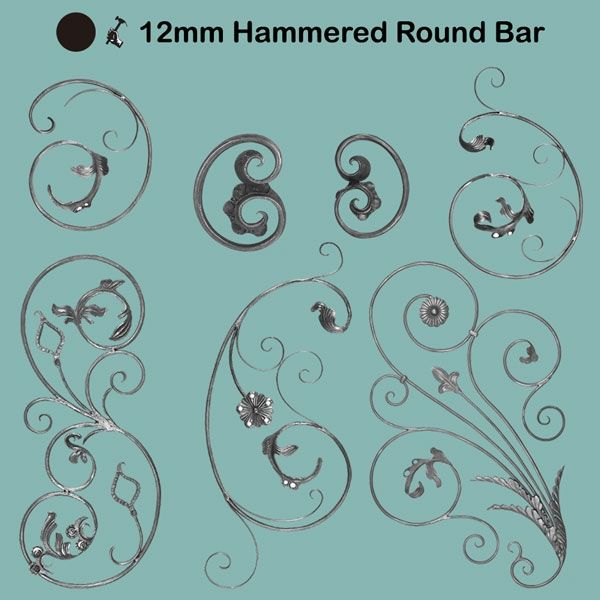 Picture for category 12mm Hammered Round Bar