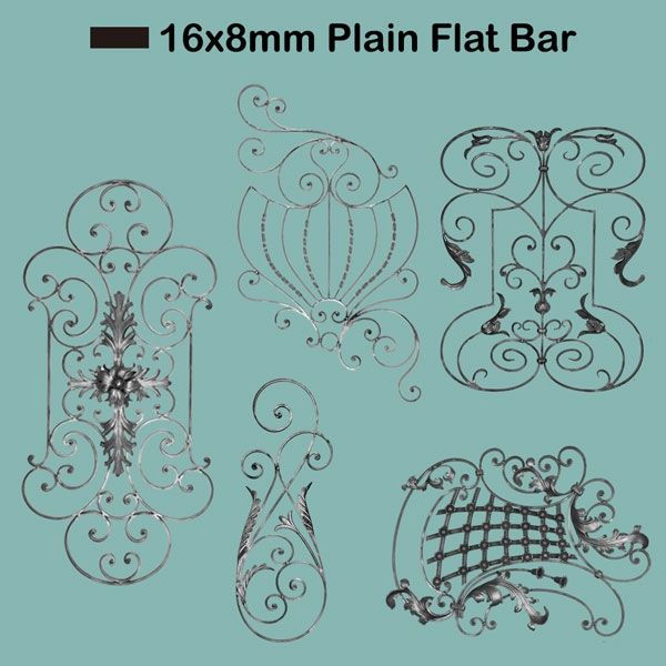 Picture for category 16x8mm Plain Flat Bar