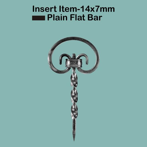 Picture for category Insert Item-14x7mm Plain Flat Bar
