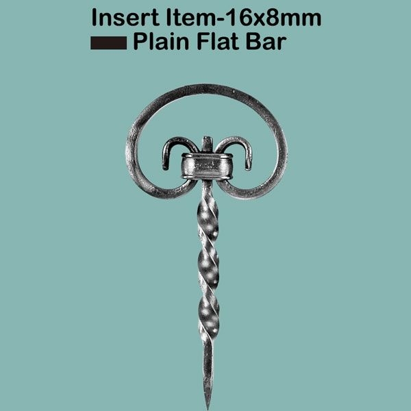 Picture for category Insert Item-16x8mm Plain Flat Bar