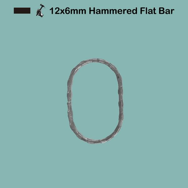 Picture for category 12x6mm Hammered Flat Bar
