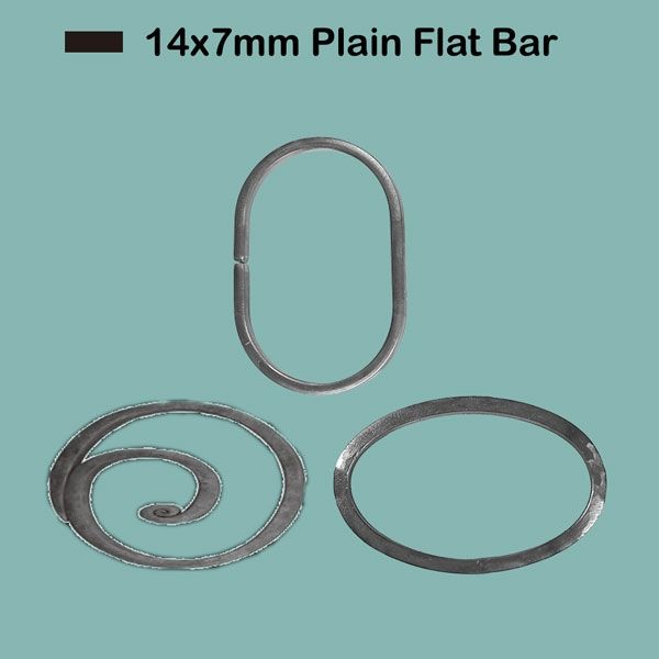 Picture for category 14x7mm Plain Flat Bar