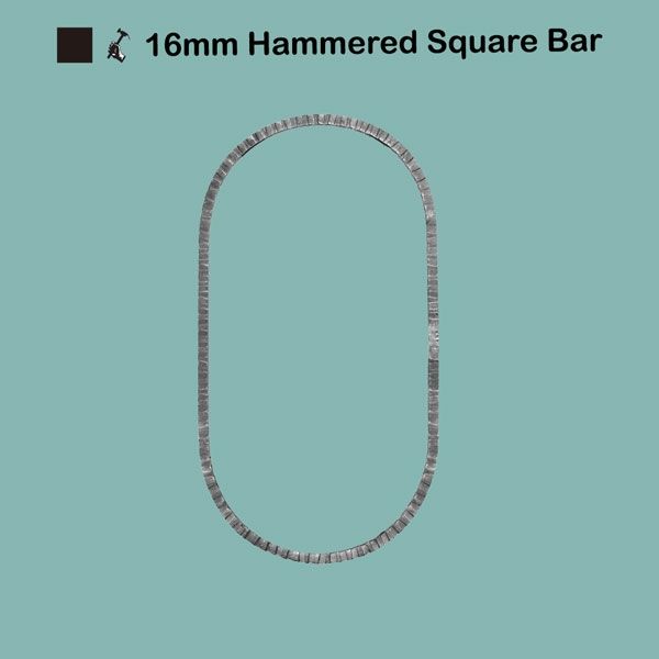 Picture for category 16mm Hammered Square Bar