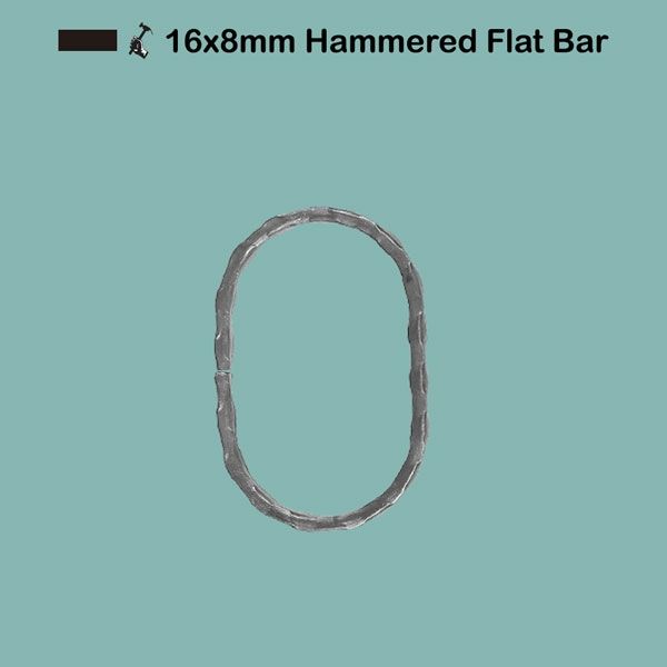 Picture for category 16x8mm Hammered Flat Bar