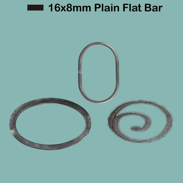 Picture for category 16x8mm Plain Flat Bar