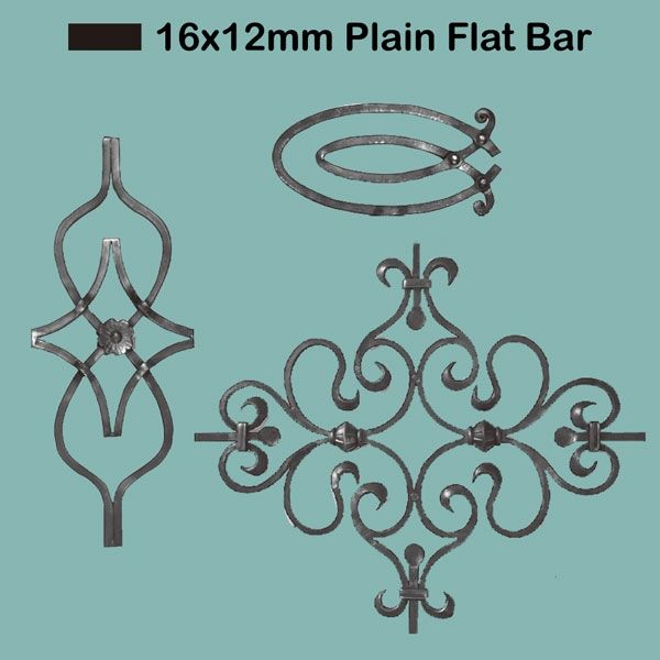 Picture for category 16x12mm Plain Flat Bar
