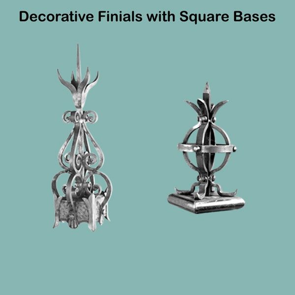Picture for category Decorative Finials with Square Bases