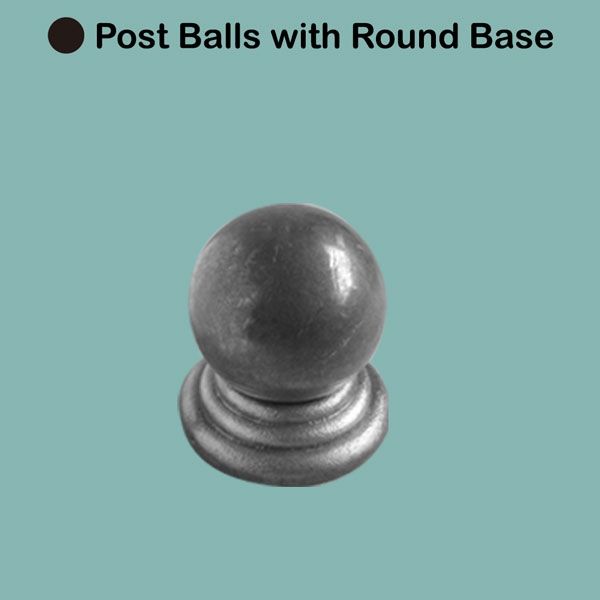 Picture for category Post Balls with Round Base