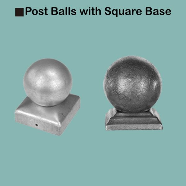 Picture for category Post Balls with Square Base