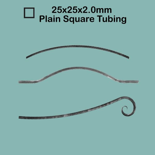 Picture for category 25x25x2.0mm Plain Square Tubing