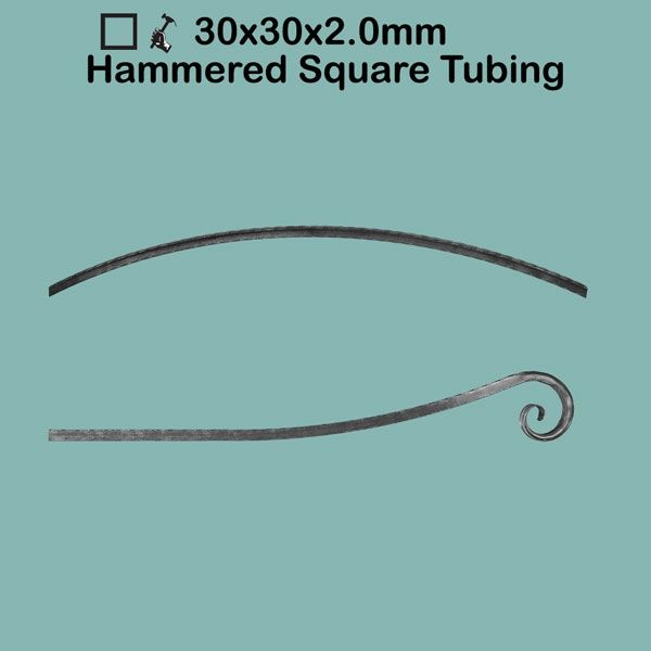 Picture for category 30x30x2.0mm Hammered Square Tubing