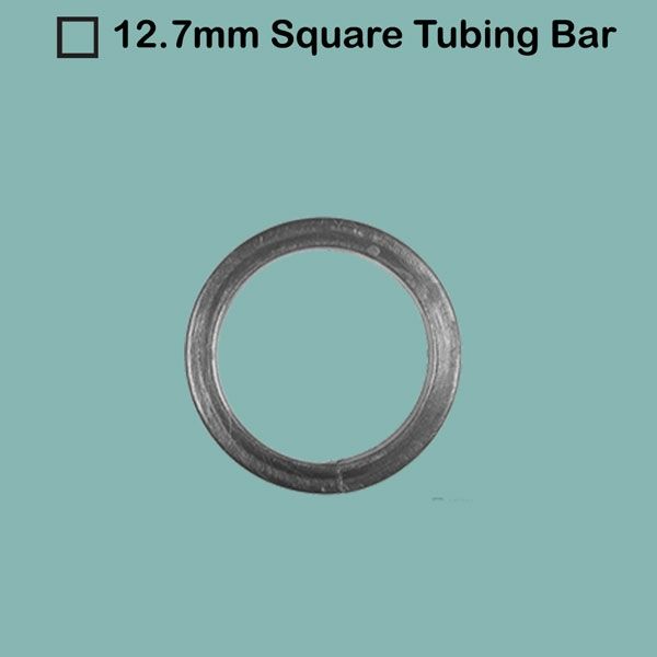 Picture for category 12.7x12.7x1.2mm Plain Square Tubing
