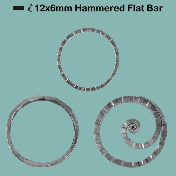 Picture for category 12x6mm Hammered Flat Bar
