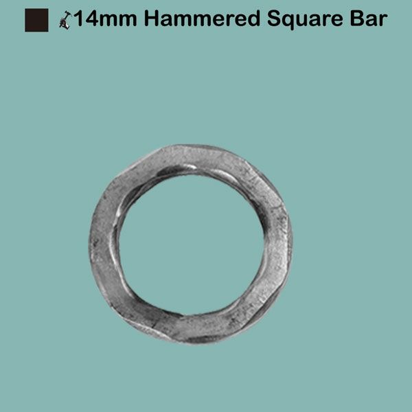 Picture for category 14mm Hammered Square Bar