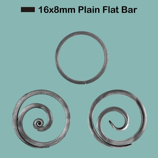 Picture for category 16x8mm Plain Flat Bar