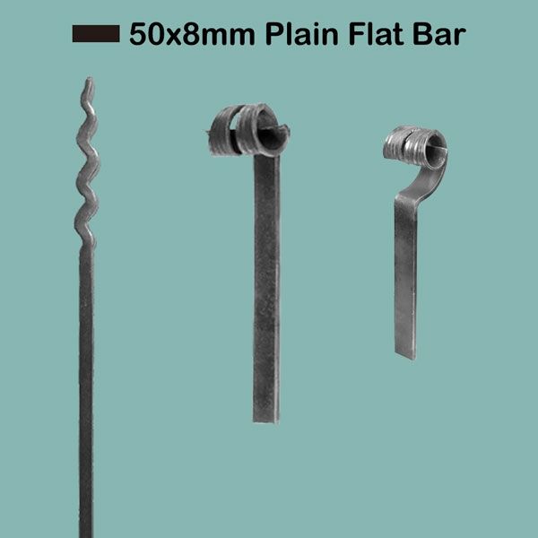 Picture for category 50x8mm Plain Flat Bar