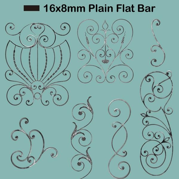 Picture for category 16x8mm Plain Flat Bar