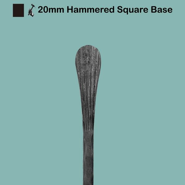 Picture for category 20mm Hammered Square Base