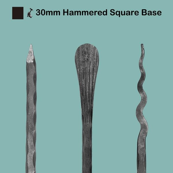 Picture for category 30mm Hammered Square Base