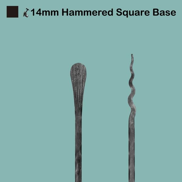 Picture for category 14mm Hammered Square Base