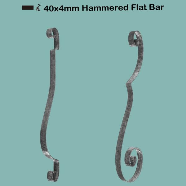 Picture for category 40x4mm Hammered Flat Bar